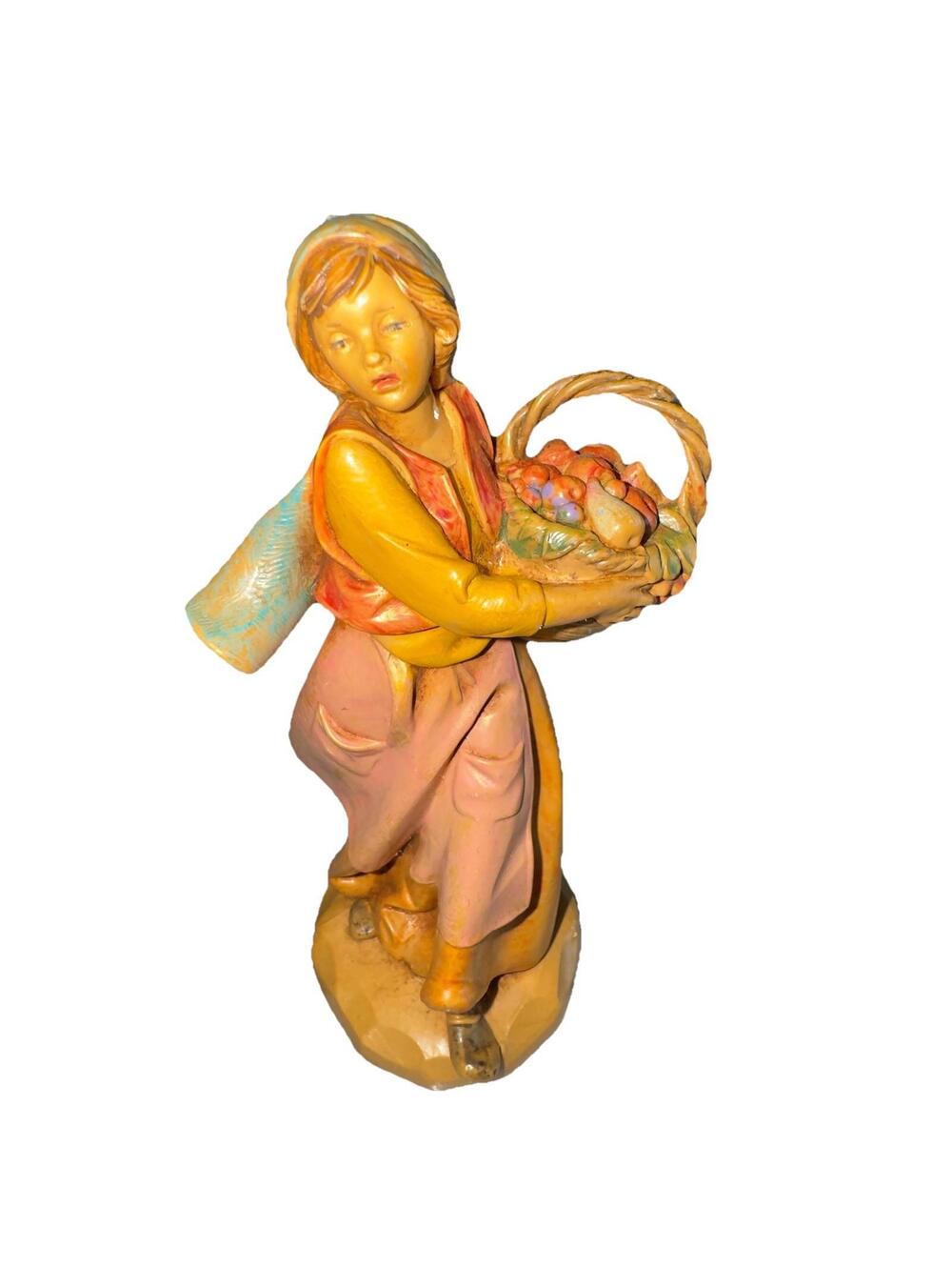 Fontanini Heirloom Italy 1993 Depose 5" Scale Nativity Figurine Villager Rachel